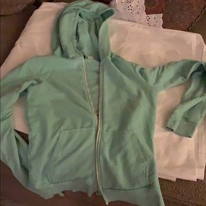 Mint blue Plain jacket
